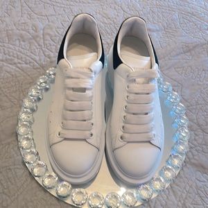 Alexander McQueen White & Black oversized sneakers